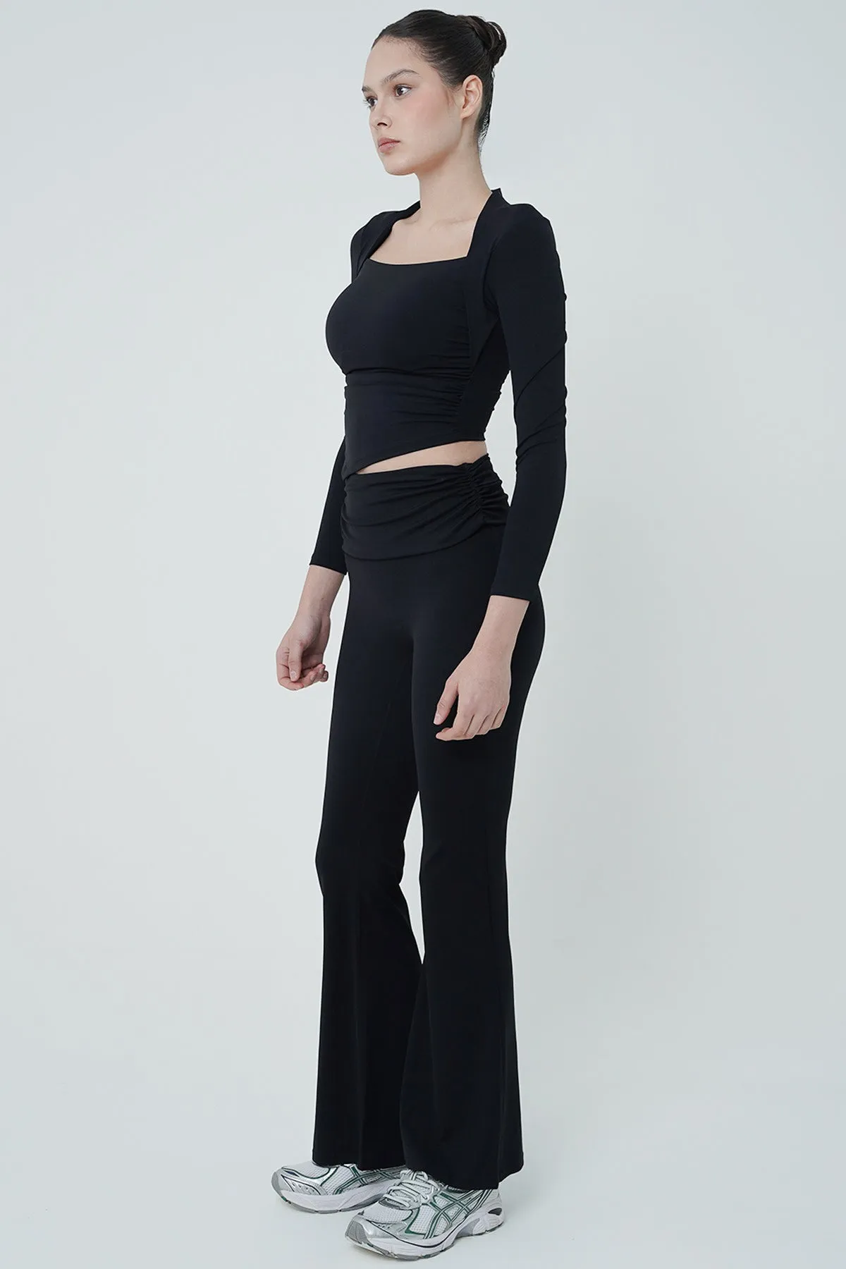 Enchant Flare Pants in Black