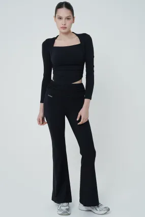 Enchant Flare Pants in Black