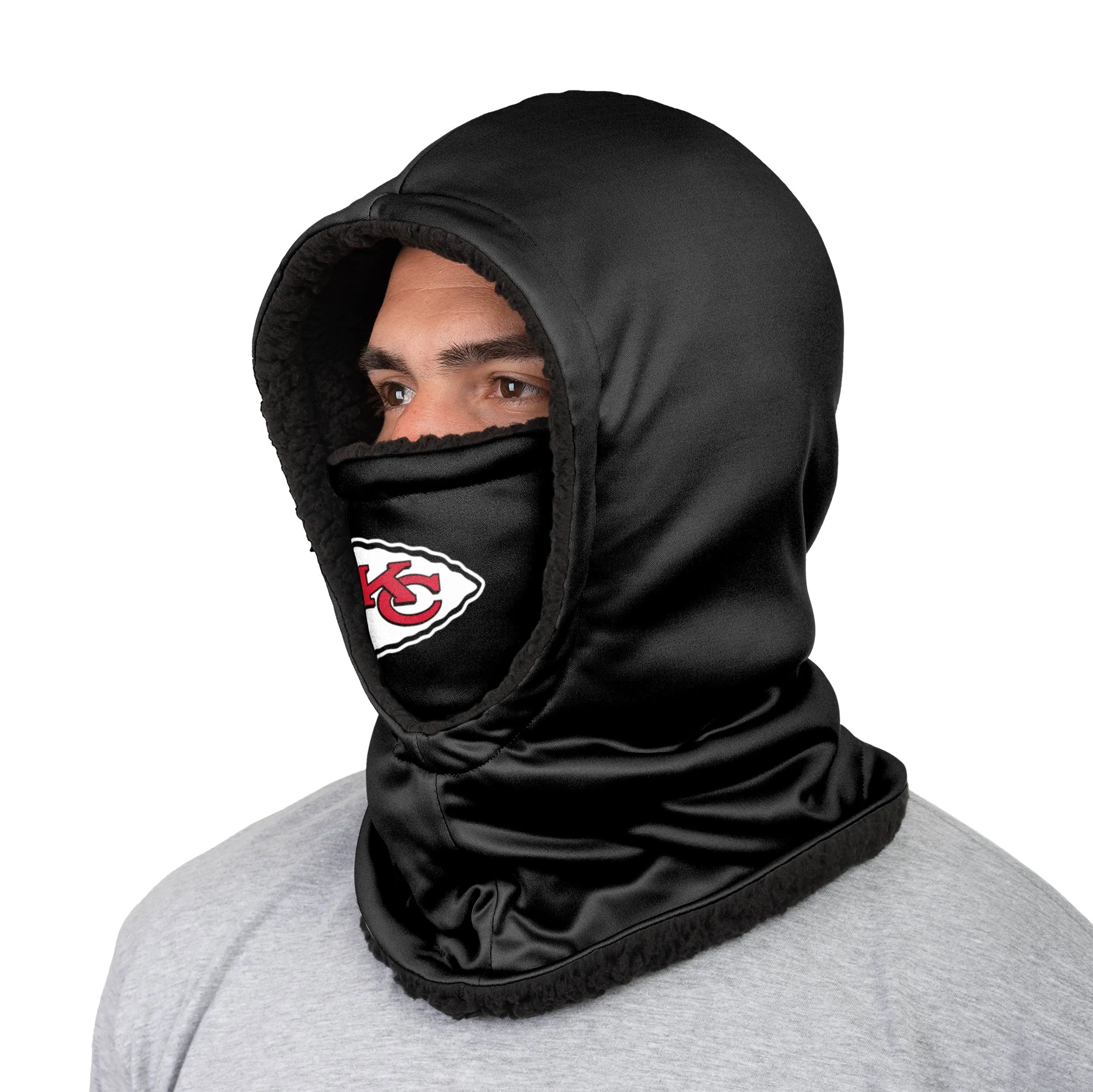 Kansas City Chiefs NFL Black Hooded Gaiter