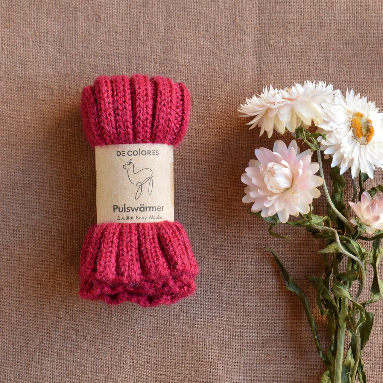 Mini Wristwarmers - 100% Baby Alpaca (Kids-Adults)