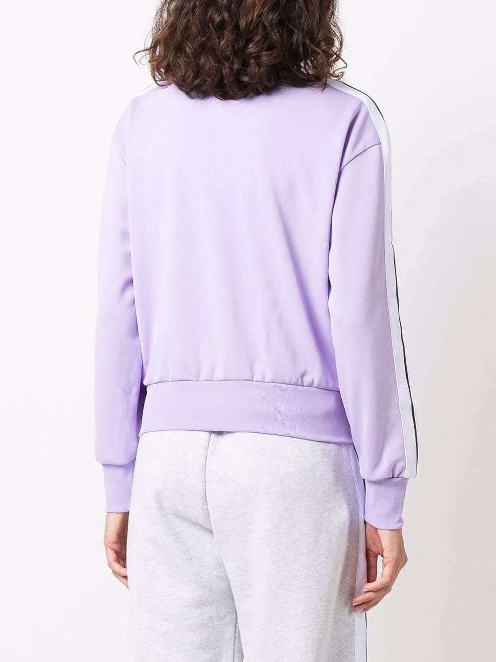 PALM ANGELS WOMEN Logo Bomber Jacket Purple