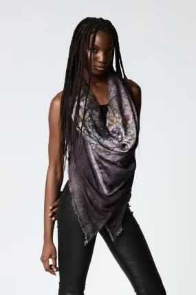 PRE ORDER - WORK OF ART FOULARD SCARF DESTROYED 130x120