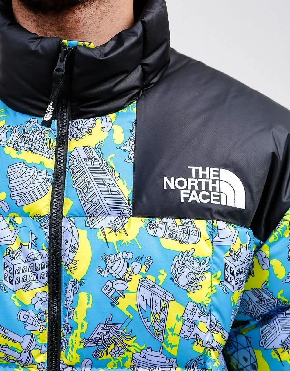 The North Face Lhotse Jacket - Sweet Lavender Urban By Nature Print
