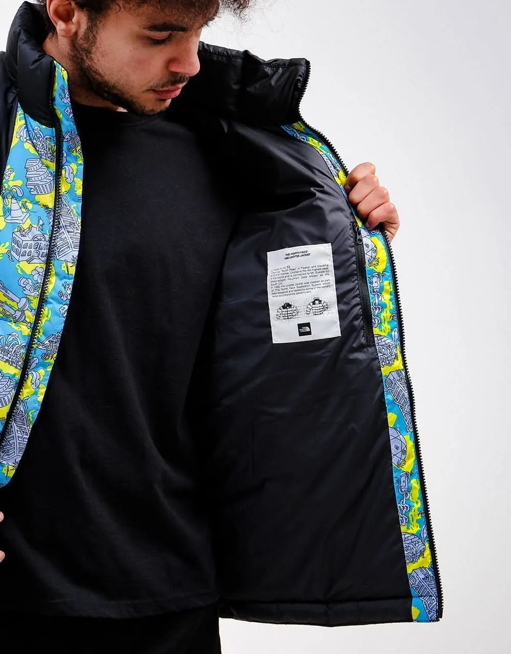 The North Face Lhotse Jacket - Sweet Lavender Urban By Nature Print