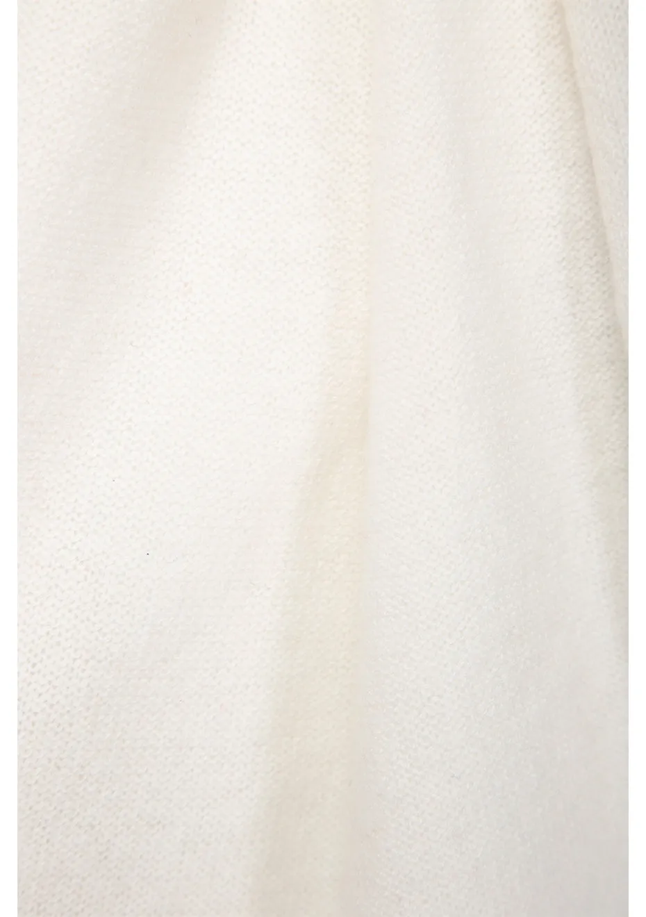 White Cashmere Scarf Large