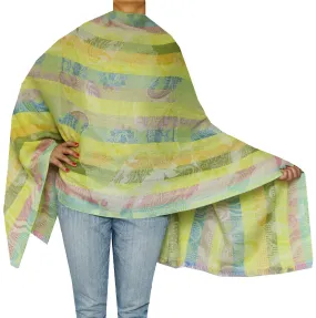 Womens Wool Shawl Scarf Gift India Clothes (76 x 26 inches)
